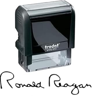 Personalized Self-Inking Signature Stamps - Custom Signature Stamp | Great for Documents and Other Official Paperwork | Provides Thousands of Impressions (Medium)