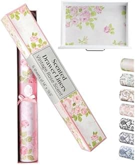 Scented Drawer Liners Vintage Rose