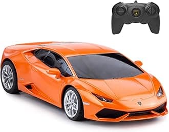 RASTAR Lamborghini Remote Control Car, 1:24 RC Lamborghini HURACÁN LP610-4 Toy Car Model Vehicle, Orange