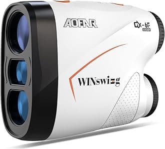 AOFAR GX-6F PRO Golf Rangefinder with Slope On/Off, 500/600 Yards Range finder with Continuous Scan, Flag Lock with Vibration, Rangefinder golf Devices for golfers, 6X Magnification High-Precision