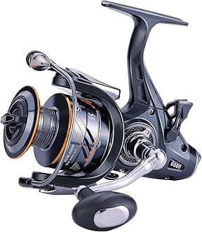 Carp Fishing Reel,5+1 Shielded Stainless Steel BB-Carbon Fiber Drag Carp Reels, for Saltwater or Freshwater Spinning Reels, Fishing Reels