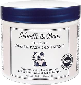 Noodle & Boo The Best Diaper Rash Ointment, Multi Purpose Baby Skin Care Zinc Oxide Ointment For Diaper Rash Prevention, Treatment & Relief, 10 Oz.