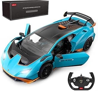 RASTAR Lamborghini RC Car 1:14 Lamborghini Huracán STO Remote Control Car Blue Toy Car